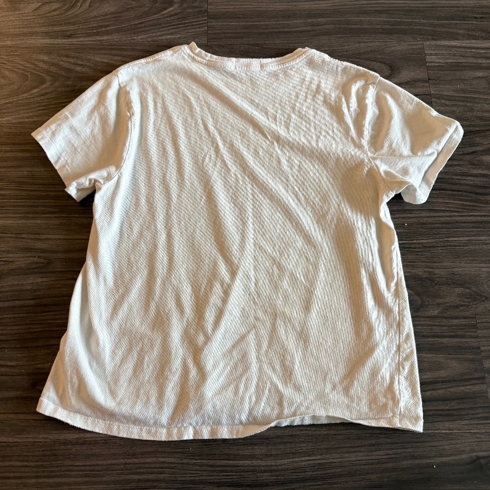 Nuuds Vintage Cotton Everyday Tee T-Shirt  100% Cotton Natural Fibers White - Picture 3 of 6